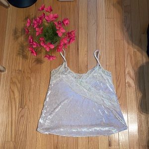 Velvet Tank Blouse Camisole